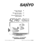 SANYO DP46840 OEM Owners