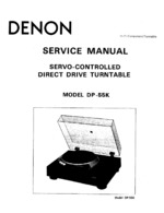 DENON DP55K OEM Service