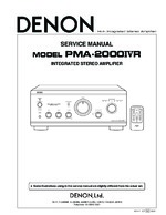 Denon PMA2000IVR OEM Service