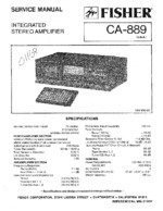 Fisher CA889 OEM Service