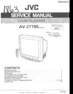 JVC AV27790 OEM Service