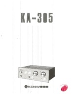 KENWOOD KA305 OEM Owners