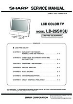 Sharp LD26SH3U OEM Service