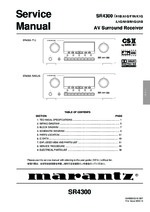 Marantz SR4300 OEM Service