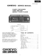 ONKYO TX830 OEM Service