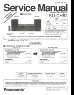 Panasonic SU-CH82 OEM Service