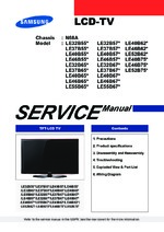 Samsung LE55B679 Service Guide