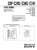 SONY CDPC235 OEM Service