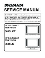 Sylvania 6615LCL OEM Service