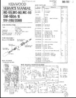 KENWOOD MC85 OEM Service